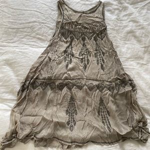 Beautiful Free People Sequin Dress exposed back